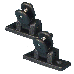 Carver Deck Hinge Nylon Pair - Black image 0