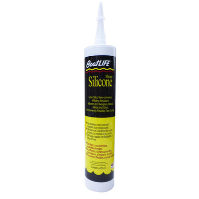BoatLIFE Silicone Rubber Sealant Cartridge - Clear image 1