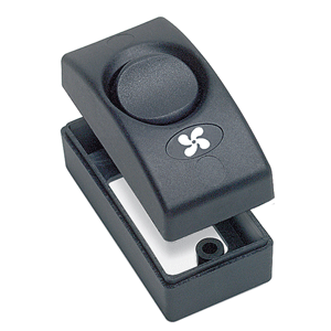 BEP Countour 1100 Series Single Interior Switch - On/Off - Black image 0