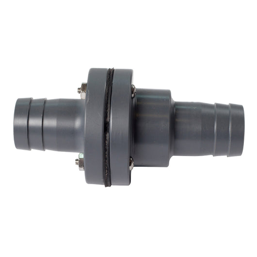 FATSAC 1-1/8" Barbed In-Line Check Valve w/O-Rings f/Auto Ballast System image 1