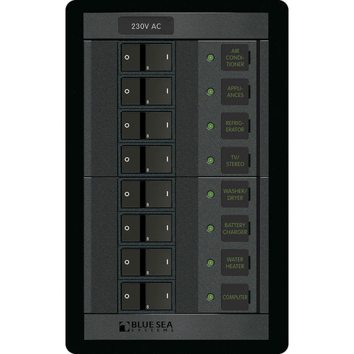 Blue Sea 230 Volt Ac 8 Position 360 Panel