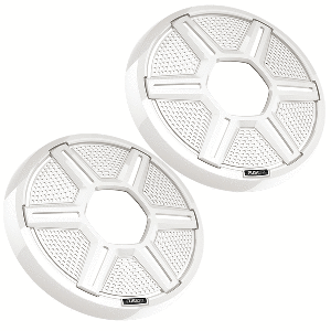 Fusion Apollo&trade; 8.8" Shielded White Speaker Grilles (Pair) image 0