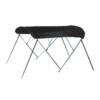 Carver 4-Bow 8' Pontoon Bimini Top - Black Acrylic