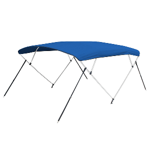 Carver 3 Bow 5481U Bimini Top with Boot - Pacific Blue Acrylic image 0