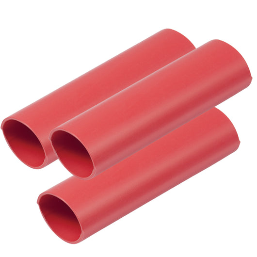 Ancor Heavy Wall Heat Shrink Tubing - 3/4" x 3" - 3-Pack - Red image 1