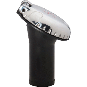 Attwood Deck Fill F/Carbon Canister System - Angled Body & Scalloped Stainless Steel Cap