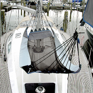 Blue Performance Hammock with Forestay Suspension
