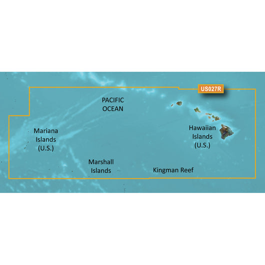 Garmin BlueChart&reg; g3 Vision&reg; HD - VUS027R - Hawaiian Islands - Mariana Islands - microSD&trade;/SD&trade; image 1