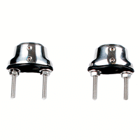 Edson Stainless Steel Pedestal Guard Mounting Feet - Pair