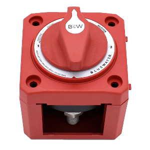 Bluewater OFF/1/2 Battery Switch - Surface Mount - Red image 0