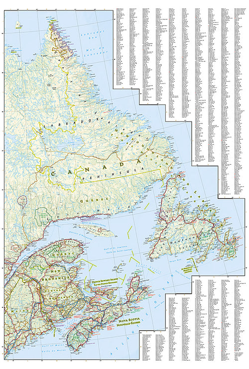 Adventure Map: Canada East