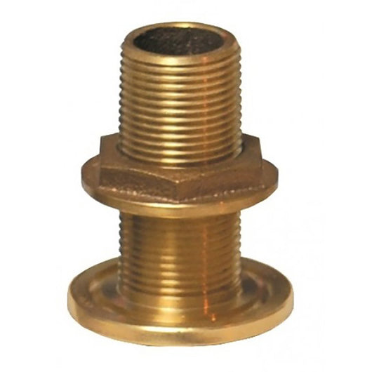 GROCO 2-1/2" Bronze Thru-Hull Fitting w/Nut image 1