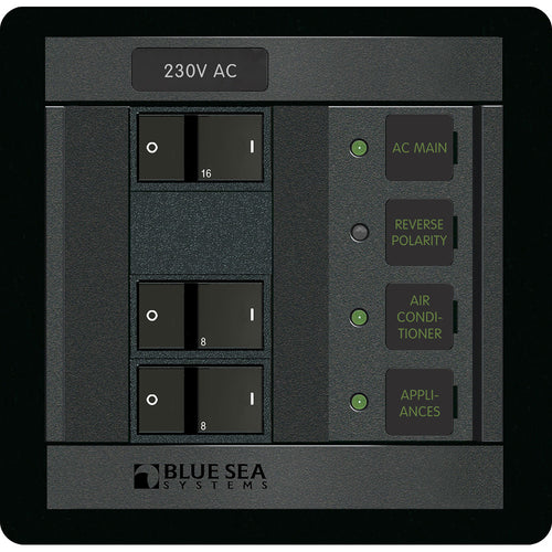 Blue Sea 230 Volt Ac Main + 2 Positions
