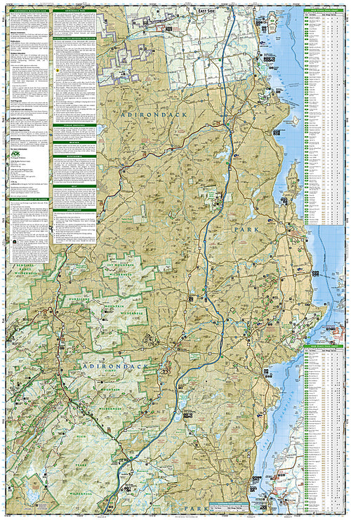 Adirondack Park, Lake Placid: Map #742