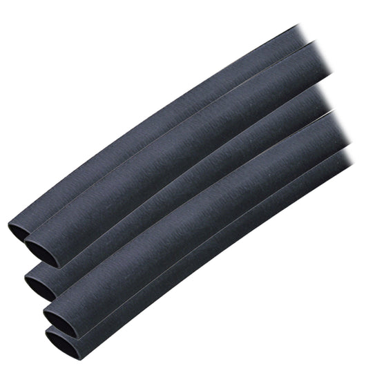 Ancor Adhesive Lined Heat Shrink Tubing (ALT) - 3/8" x 6" - 5-Pack - Black image 1