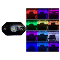 Black Oak Rock Accent Light - RGB Black Housing