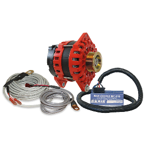 Balmar Alternator 250 AMP Kit 12V 3.15" Dual Foot Saddle K6 Pulley Regulator &amp; Temp Sensor image 0