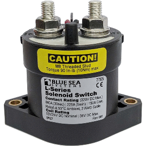 Blue Sea 7765 L-Series Solenoid Switch - 150A - 12/24V DC image 0