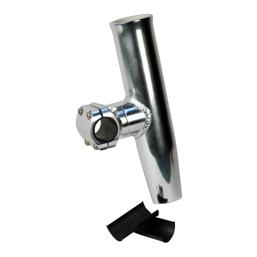 C.E. Smith Adjustable Mid Mount Rod Holder Aluminum 1.66" or 1-1/2" w/Sleeve &amp; Hex Key image 1