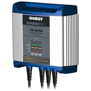 Guest On-Board Battery Charger 30a / 12v - 3 Bank - 120v Input