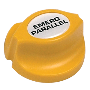 BEP Emergency Parallel Battery Knob - Yellow - Easy Fit image 0