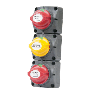 BEP Battery Distribution Cluster f/Single Engine w/Two Dedicated Battery Banks - Vertical Mount image 0