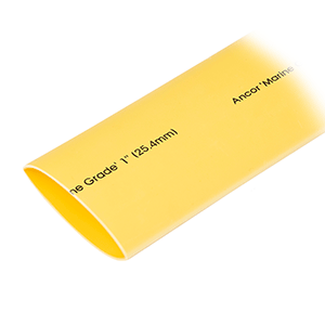 Ancor Heat Shrink Tubing 1" x 48" - Yellow - 1 Pieces