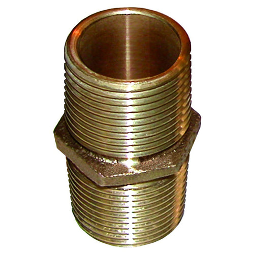 Groco Bronze Pipe Nipple - 3/4" Npt