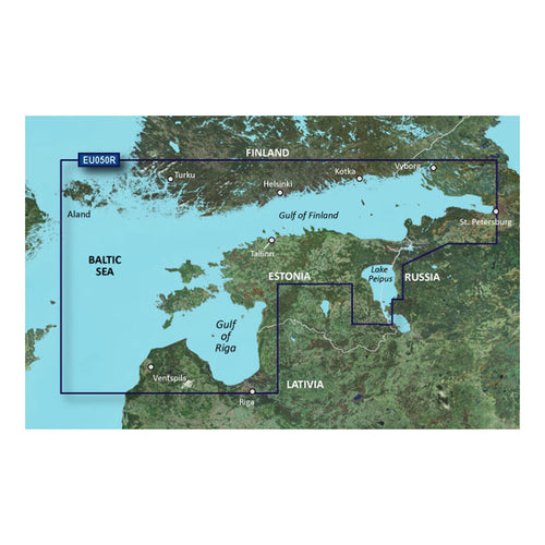 Garmin BlueChart G3 Vision HD - Veu050r - Aland To Vyborg - MicroSD/SD