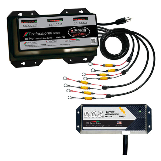 Dual Pro PS3 3 Bank Battery Charger w/3 Bank B.O.S. image 1