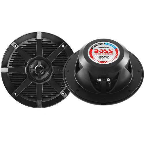Boss Audio 6.5" Mr62b Speaker - Black - 200w