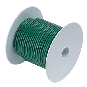 Ancor Green 6 AWG Tinned Copper Wire - 50' Spool