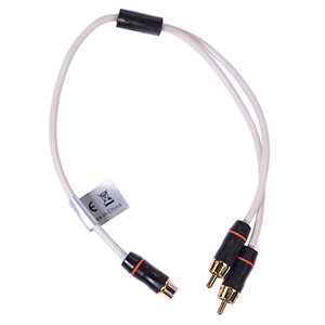 Fusion Performance Rca Cable Splitter - 1 Female To 2 Male - .9'