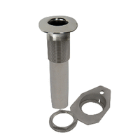 C.E. Smith Screwless Flush Mount Rod Holder - 0 Degree - Black Liner - No Logo