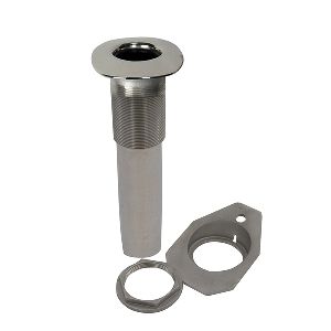 C.E. Smith Screwless Flush Mount Rod Holder - 0 Degree - Black Liner - No Logo image 0