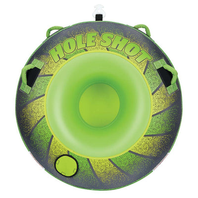Full Throttle Hole Shot Towable Tube - 1 Rider - Green image 1