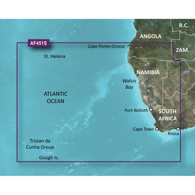 Garmin BlueChart&reg; g3 Vision&reg; HD - VAF451S - Namibia - Knysna, SA - microSD&trade;/SD&trade; image 1