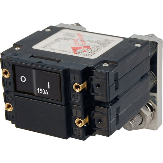 Blue Sea 7475 C-Series Flat Rocker Circuit Breakers, Single and Double Pole  -  150 Amp image 1