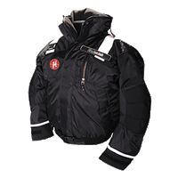 First Watch Ab-1100 Flotation Bomber Jacket - Black - Xxl
