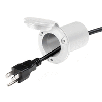 Guest Ac Universal Plug Holder - White