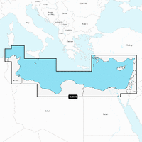 Garmin Navionics+ NSEU016R - Mediterranean Sea, Southeast - Marine Chart