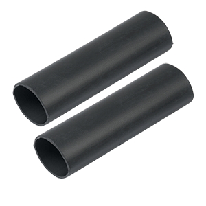 Ancor Heavy Wall Heat Shrink Tubing - 1" X 12" - 2-Pack - Black