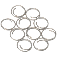 Barton Stainless Steel Large Split Rings - 14mm - 10-Pack