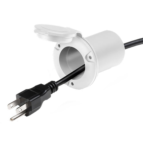 Guest Ac Universal Plug Holder - White