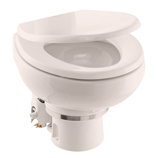 Dometic MasterFlush MF 7120 - Bone - Electric Macerating Toilet w/Orbit Base &amp; Slow Close Seat - Freshwater - 12V image 1