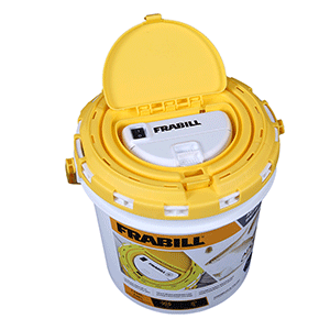 Frabill Dual Fish Bait Bucket w/Aerator Built-In image 0