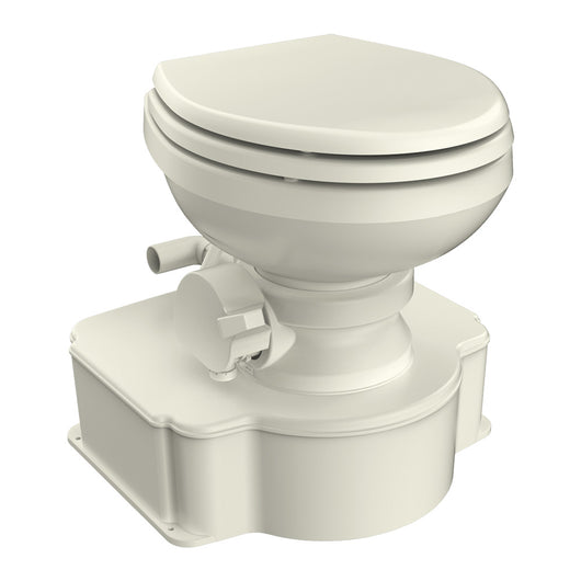 Dometic Bone M65 Marine Gravity Toilet - Elongated Seat Size w/Foot Pedal image 1