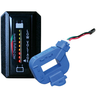 Dual Pro Lithium Battery Gauge - Single - Rectangle Vertical Display image 1