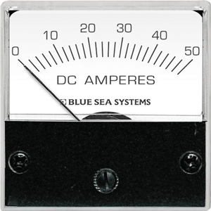 Blue Sea 8041 Dc Analog Micro Ammeter - 2" Face, 0-50 Amperes Dc