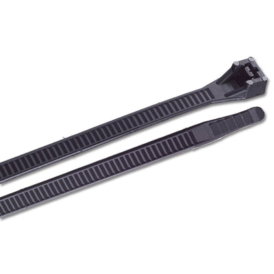 Ancor 15" UV Black Heavy Duty Cable Zip Ties - 100 Pack image 1